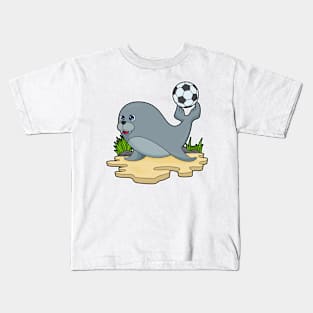 Seal as Soccer player with Soccer Kids T-Shirt